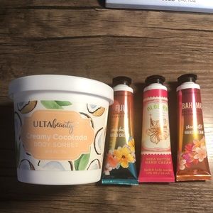 4pc. COCONUT INSPIRED MOISTURIZERS